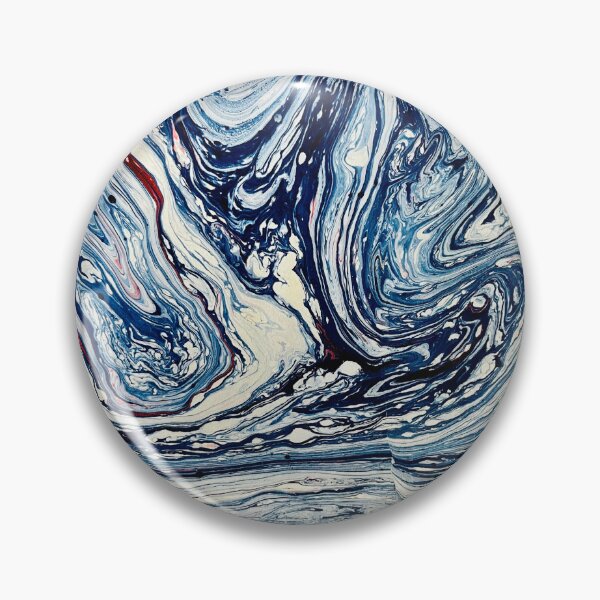 Item preview, Marbled book endpaper blue tones designed and sold by Ponted.