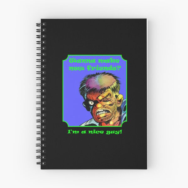 Item preview, Wanna make new friends? - Vintage horror comic cover designed and sold by Alex Starcatcher.