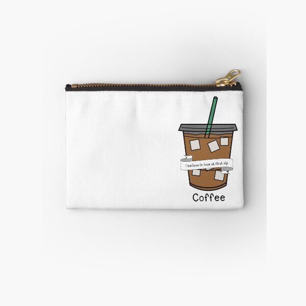 Item preview, I believe in love at first sip of iced coffee love quotes  designed and sold by Cosmicworld07.