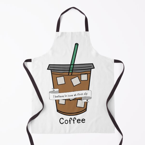 Item preview, I believe in love at first sip of iced coffee love quotes designed and sold by Cosmicworld07.