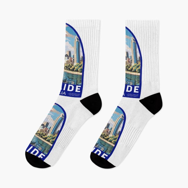Item preview, Adelaide Australia Travel Art Emblem designed and sold by KrisSidDesigns.