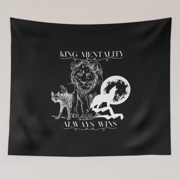 Item preview, kings mentality always wins designed and sold by XanderStyle.