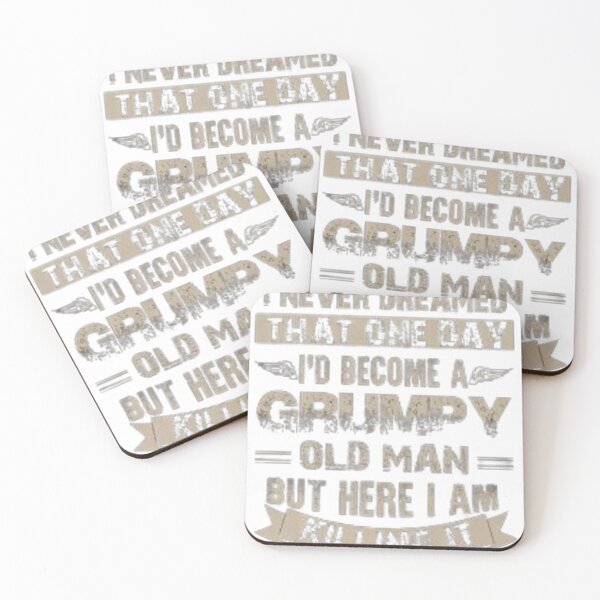 Item preview, I'D Become A Grumpy Old Man designed and sold by Twistedpairs.