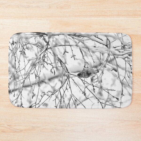 Item preview, Birch catkins oh yeah. Mealy redpoll bw designed and sold by Jouko Lehto Photography.