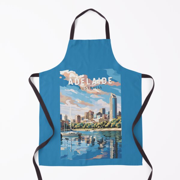 Item preview, Adelaide Australia Travel Art Vintage designed and sold by KrisSidDesigns.