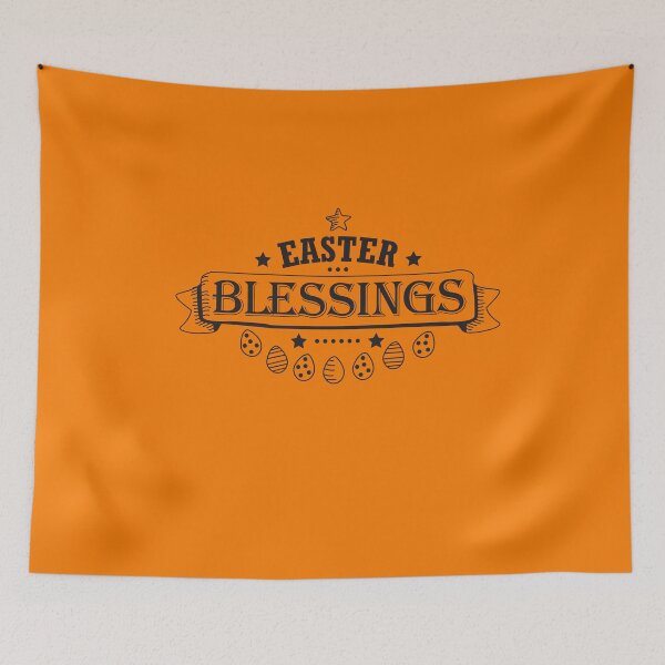 Item preview, Easter Blessings Black Design Holiday Gift Cute Women Men  designed and sold by IvonDesign.