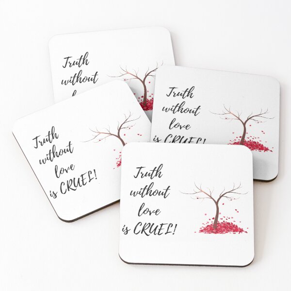 Item preview, The truth without love is cruel! designed and sold by HonestRose.