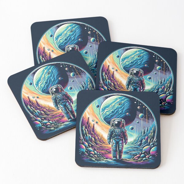 Item preview, Voyager's Realm: Astronaut Amidst Exotic Planetary Vistas designed and sold by CreationP.