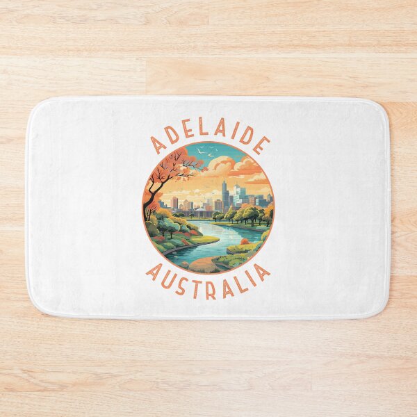 Item preview, Adelaide Australia Retro Distressed Circle designed and sold by KrisSidDesigns.