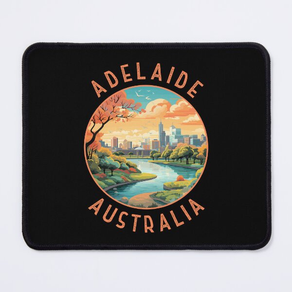 Item preview, Adelaide Australia Retro Distressed Circle designed and sold by KrisSidDesigns.
