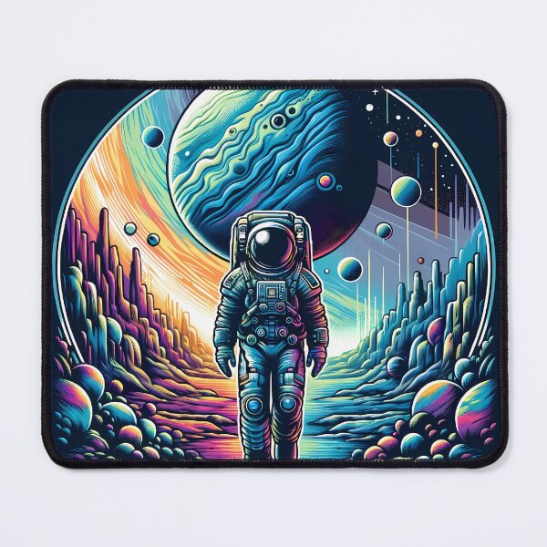 Item preview, Voyager's Realm: Astronaut Amidst Exotic Planetary Vistas designed and sold by CreationP.