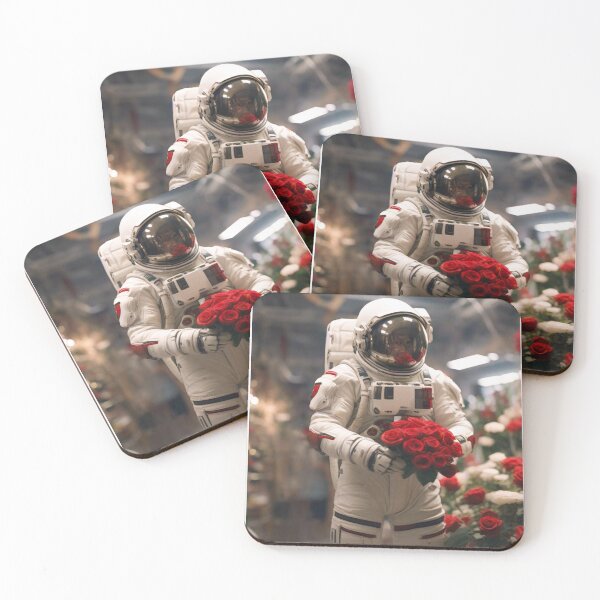 Item preview, Astronaut with Roses designed and sold by Brabofox.