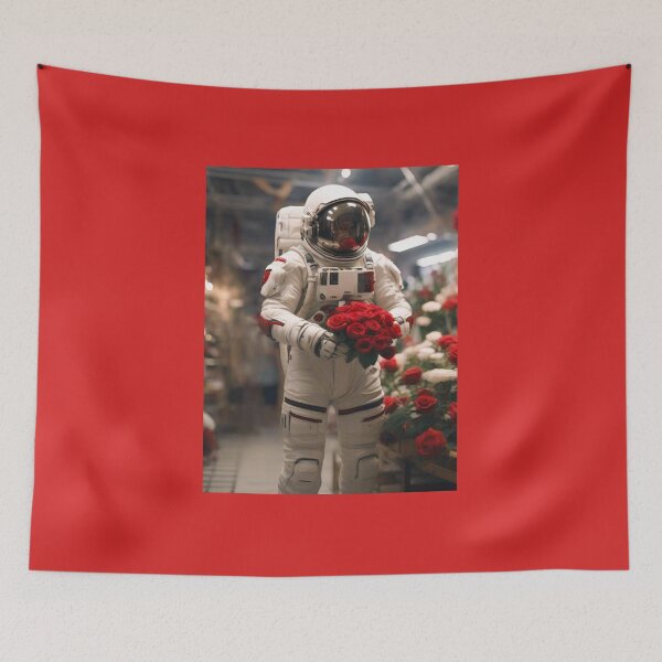 Item preview, Astronaut with Roses designed and sold by Brabofox.