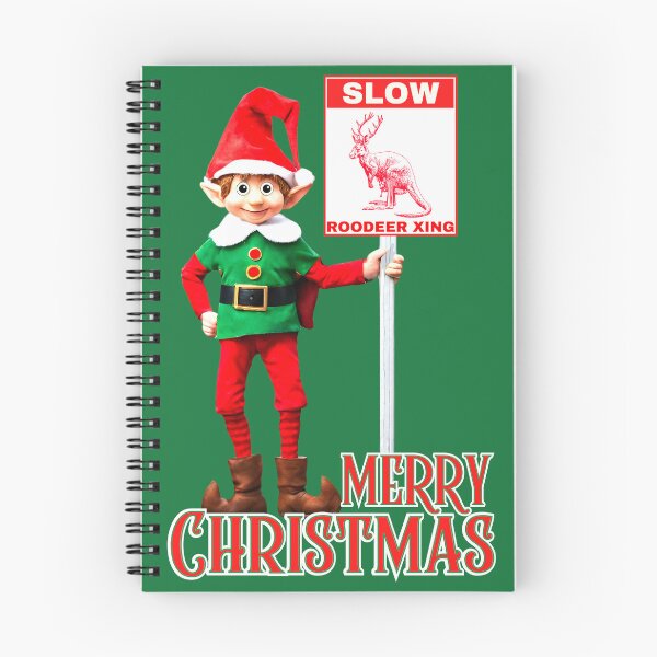 Item preview, Australian Merry Christmas Elf Aussie Roodeer Xmass designed and sold by theflandonian.