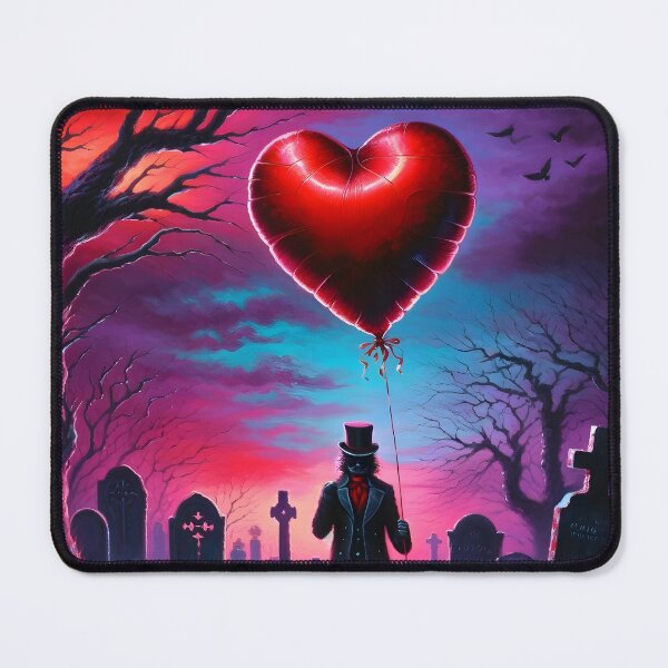 Item preview, Gothic Valentine's Day balloon designed and sold by Truck Stop One.