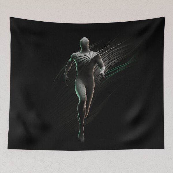 Item preview, Black & Green Stoic Runner designed and sold by Quark-Up-Fiber.