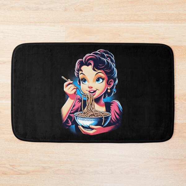 Item preview, Girl Eating Spaghetti designed and sold by WorldByFlowers.