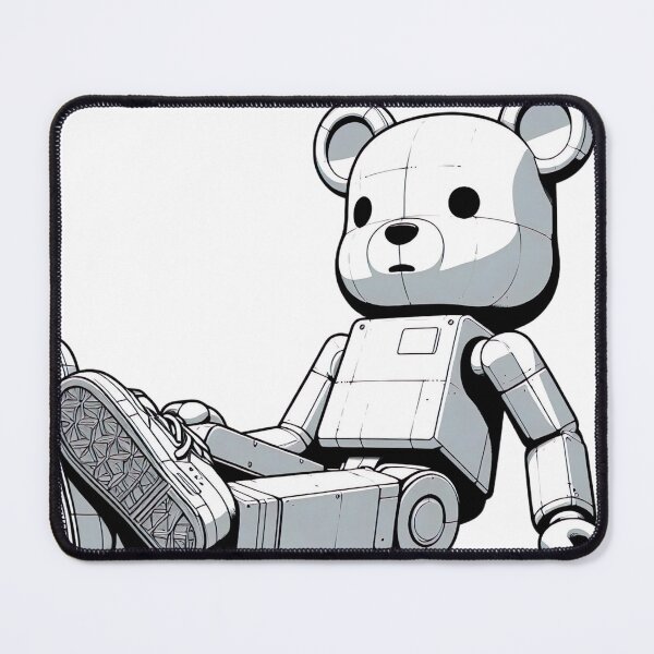 Item preview, "Multicolored Bearbrick Transformation: Captivating White Palette Illustration" designed and sold by Huycao211.
