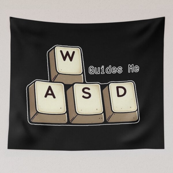 Item preview, WASD Guides Me, Keyboard Gamer designed and sold by OB Print.