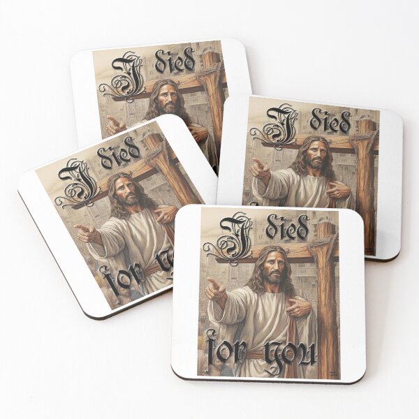Item preview, I died for you; Jesus Christ; Son of God; designed and sold by StickerApe.