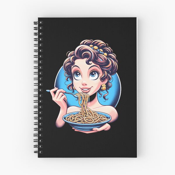 Item preview, Girl Eating Spaghetti designed and sold by WorldByFlowers.