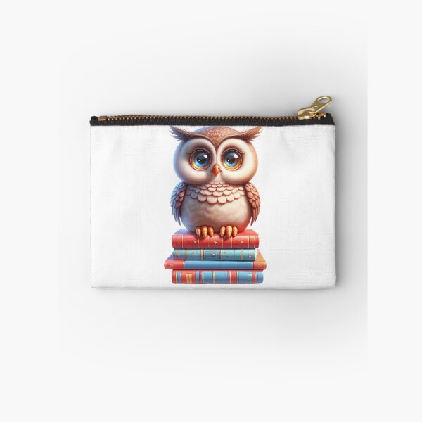 Item preview, Owl Perched on Books  designed and sold by CharmStudio.
