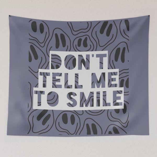 Item preview, Don't Tell Me To Smile designed and sold by olivepopprints.