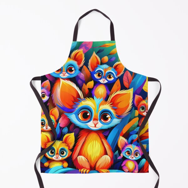 Item preview, Abstract style picture of a Congress of Bush Babies designed and sold by Petalandfur.