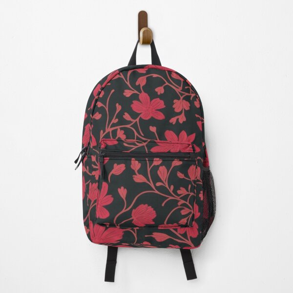 Item preview, Red Wine Color Flower Pattern designed and sold by Yabi101.