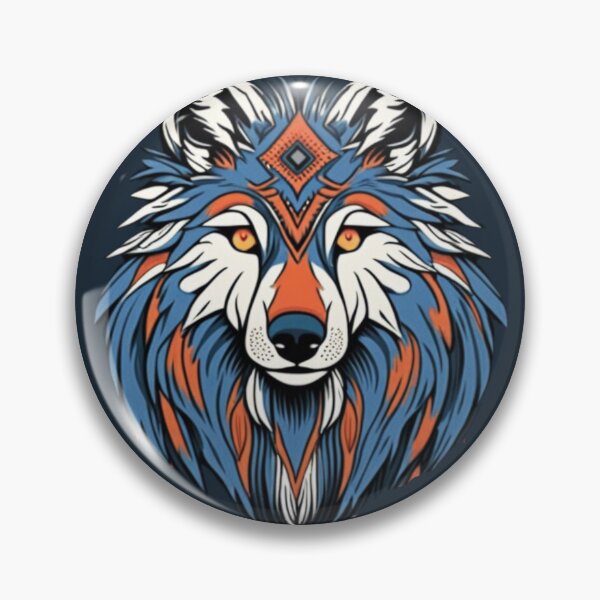 Item preview, Soulful Symmetry: Unleashing the Motif Wolf designed and sold by NightshadeWolfs.
