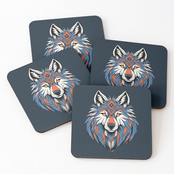 Item preview, Soulful Symmetry: Unleashing the Motif Wolf designed and sold by NightshadeWolfs.