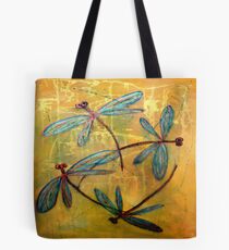 Dragonfly Haze Tote Bag