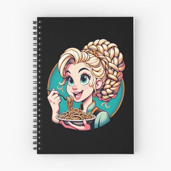 Item preview, Girl Eating Spaghetti designed and sold by WorldByFlowers.