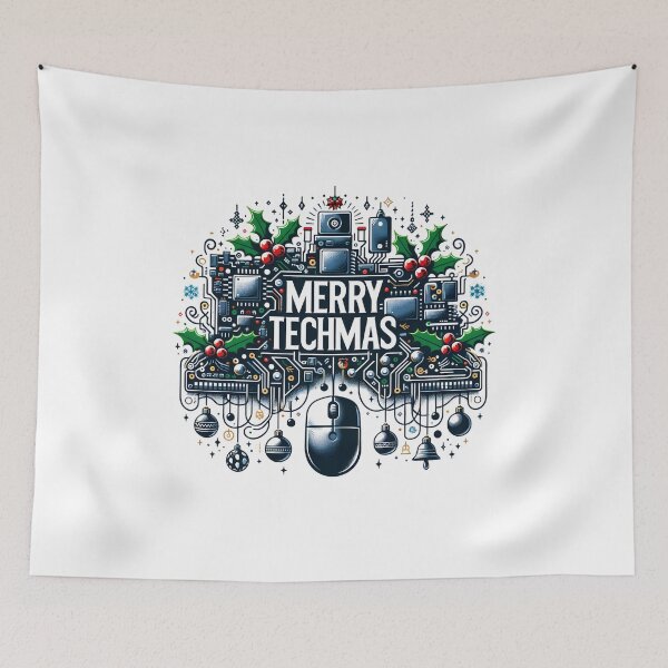 Item preview, Merry Techmas 4 designed and sold by NavyPanda.