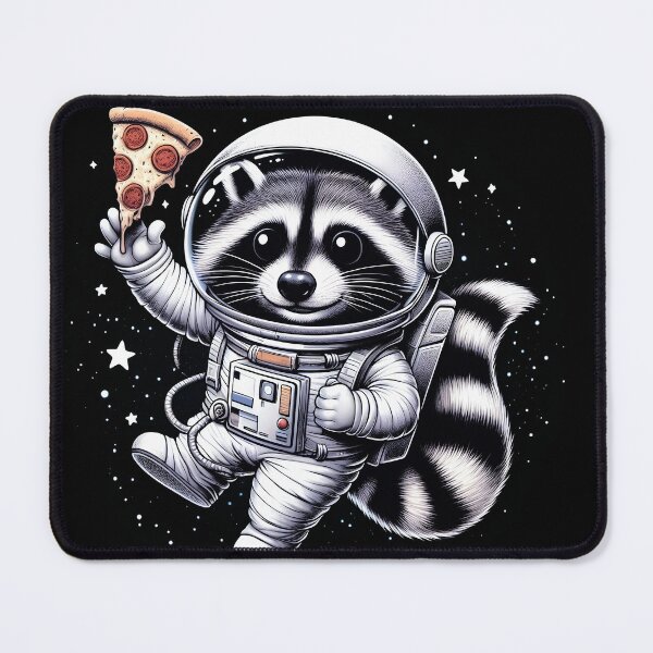 Item preview, Copy of Racoon Eating Pizza in space.  designed and sold by peanut tee.
