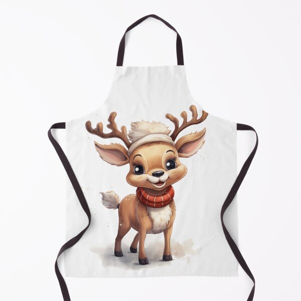 Item preview, Happy smiling christmas reindeer designed and sold by GoodThings66.