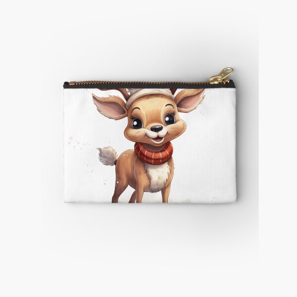 Item preview, Happy smiling christmas reindeer designed and sold by GoodThings66.