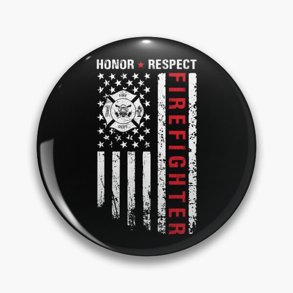 Item preview, Firefighters Red Line Us Flag designed and sold by Blok45.