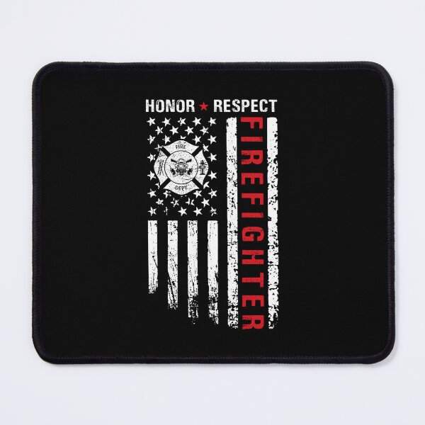 Item preview, Firefighters Red Line Us Flag designed and sold by Blok45.
