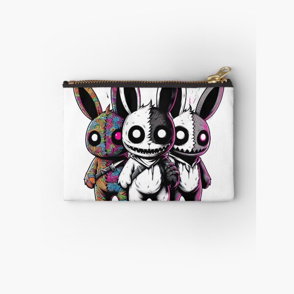 Item preview, "Dynamic Black and White Terror Rabbit: Cute Graffiti Illustration" designed and sold by Huycao211.