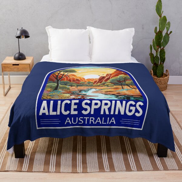 Item preview, Alice Springs Australia Travel Art Emblem designed and sold by KrisSidDesigns.