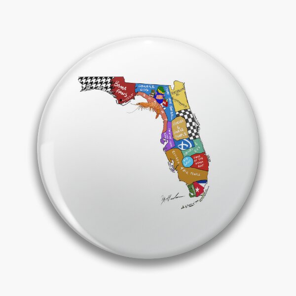 Item preview, Florida Man State Map Miami  designed and sold by Michael Garber.