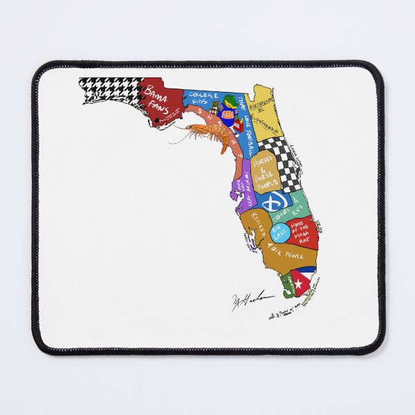 Item preview, Florida Man State Map Miami  designed and sold by Michael Garber.