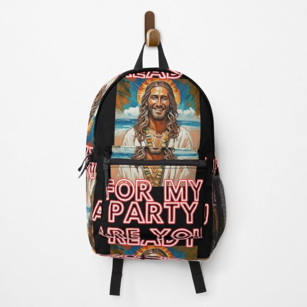 Item preview, Are you ready for my party ask Jesus on the beach Xmas christian funny gifts designed and sold by thankful-loco.
