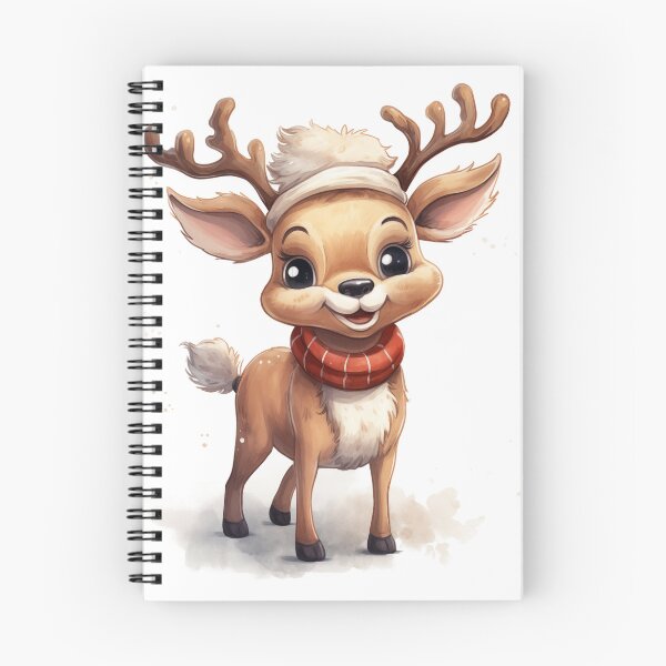 Item preview, Happy smiling christmas reindeer designed and sold by GoodThings66.