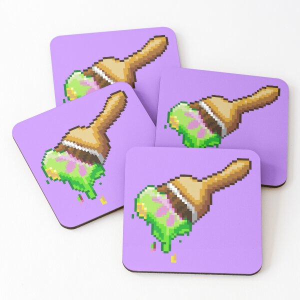 Item preview, Neopet Disco Fever Paint Brush Pixel Art designed and sold by AyrosArts.