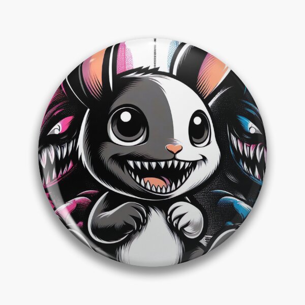 Item preview, "Dynamic Black and White Terror Rabbit: Cute Graffiti Illustration" designed and sold by Huycao211.