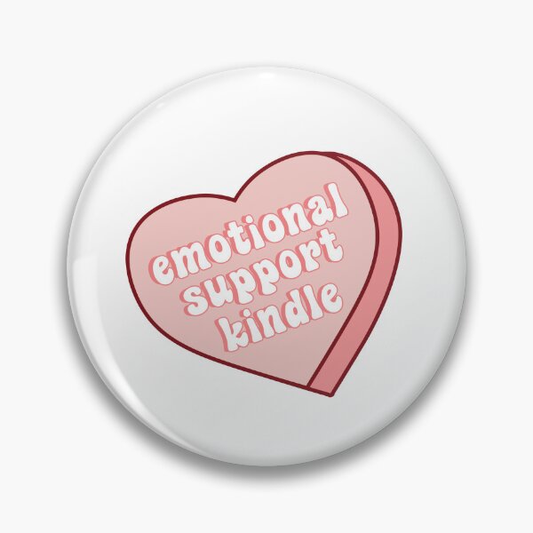 Item preview, Emotional Support Kindle Heart designed and sold by StickyBook.
