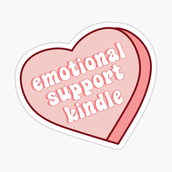Aperçu de l'œuvre Soutien émotionnel Kindle Heart créée et vendue par StickyBook.