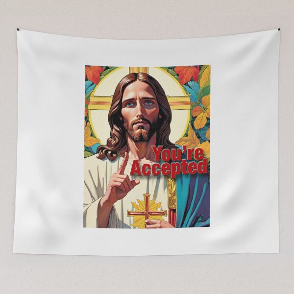 Item preview, You Are Accepted; Jesus Christ; Son of God; designed and sold by StickerApe.